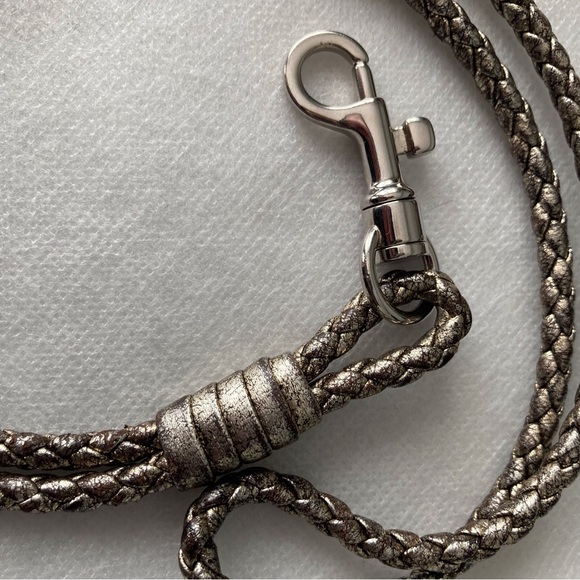 Bottega Veneta Metallic Lanyard Keychain - Picture 8 of 11